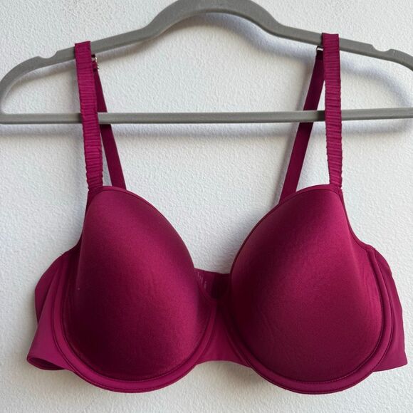 ThirdLove Third Love 24/7 Classic T-Shirt Bra Berry Magenta 38.5B Size 38B 1/2 - Picture 1 of 6
